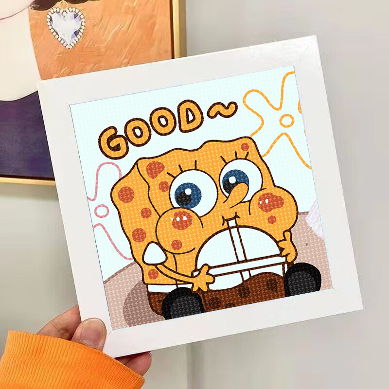 Nuevo dibujo de diamante infantil de labu diy pegatinas de diamante con marcos de fotos hechas a mano diy puzzle pegatinas de mampostería image 95