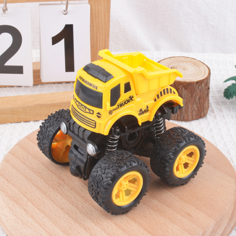 Juguetes para niños, acrobacias inerciales, coche de dinosaurio, niño, excavadora, volquete, camión mezclador, coche divertido al por mayor