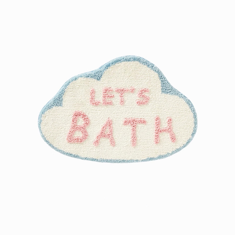 寝室用カシミヤ風フロアマット、バスルーム入口吸水マット、浴室用厚手吸水マット