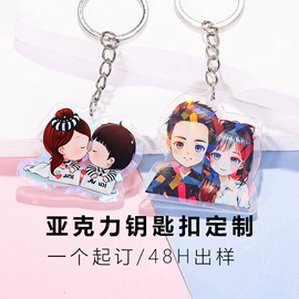 钥匙扣及钥匙扣配件;动漫立牌;冰箱贴