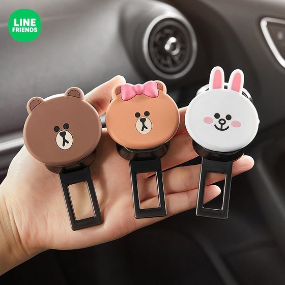 Car co-pilot safety plug with bayonet plug extension connector universal car safety belt buckle fixation