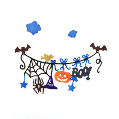 Scrapbooking DIY cutting die, carbon steel die, flower die, Halloween element pumpkin spider
