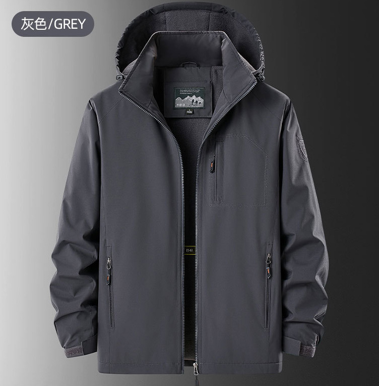 Aliexpress impermeable al aire libre ropa de algodón de lana gruesa chaqueta casual para hombres chaqueta de algodón caliente de tamaño grande para hombres