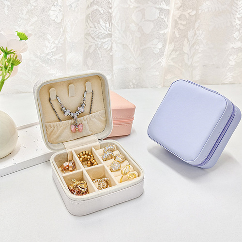 Minimalist Instagram-style accessory storage box, travel creative mini portable earring necklace box ring jewelry packaging box