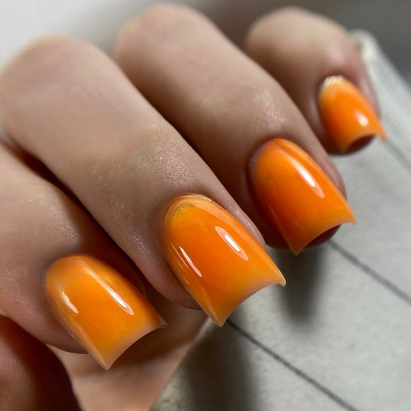 Spring New Aurora pink mirror texture European and American wear nail Press on nails fake nail piece TA-28