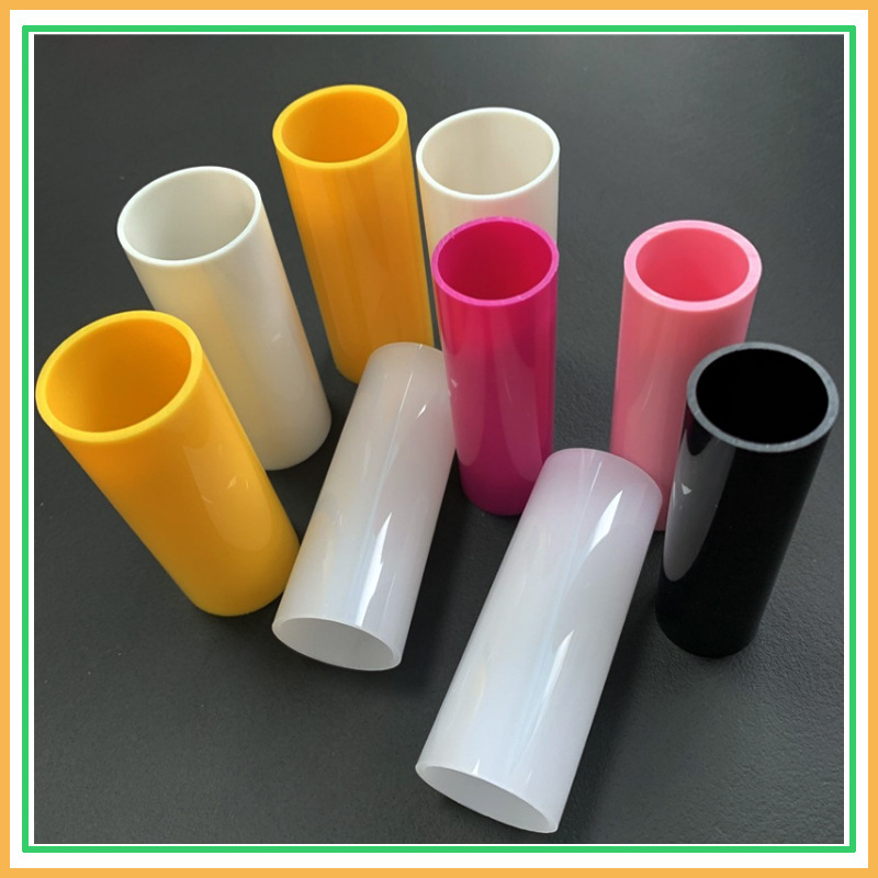 PC管厂家批发高透明无拉痕透明PC管 乳白色抗UV阻燃PC管 PC灯罩