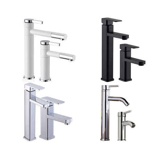 Black pull-out faucet washbasin washbasin basin mixing valve countertop basin rotating sitting faucet European style