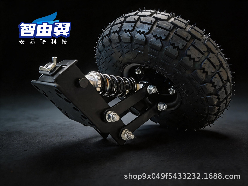 Electric Vehicle Auxiliary Wheels, Anti-Fall Wheels for Electric Bikes, Additional Balance Wheels for Electric Bicycles, Anti-Slip 10inch Inflatable Wheels