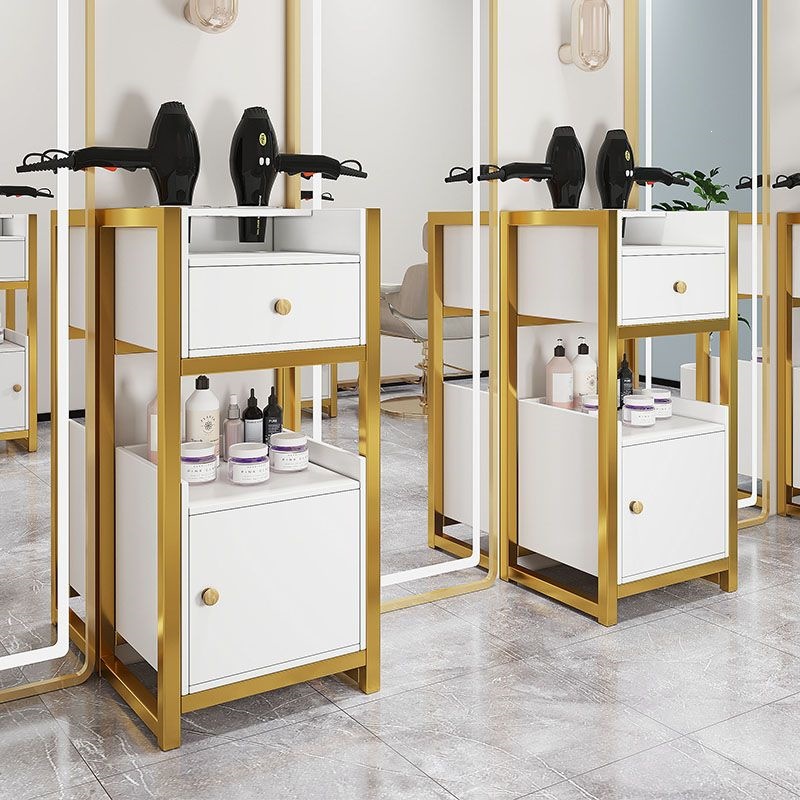 Gabinete de herramientas de barbería de estante Gabinete de herramientas de salón de belleza Gabinete de corte de pelo Barbería de estante de energía cinética Gabinete de barbería