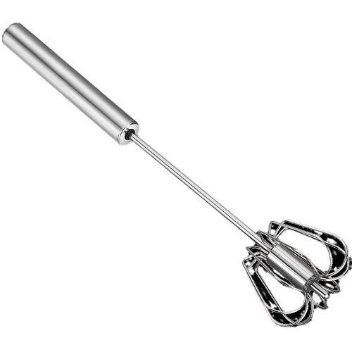 Stainless steel semi-automatic egg beater, whipped cream eggs, manual beater, stirrer, baking tools