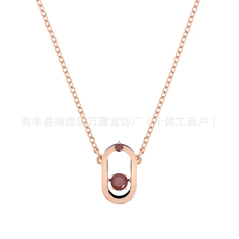 椭圆形红钻【玫瑰金色】