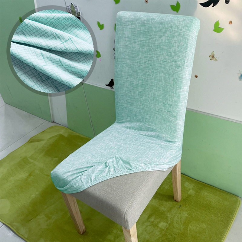 Cubierta de la silla elástica cubierta de la silla integrada familiar cubierta de la silla de comedor moderna simple cubierta de los palillos de Navidad