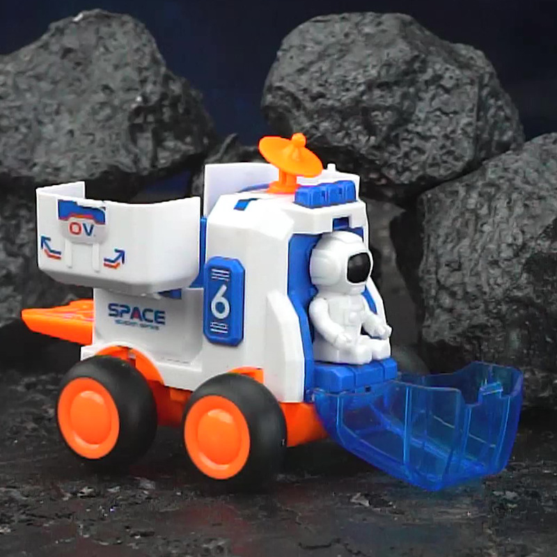 Simulación creativa inercial espacio universo detector de inicio de sesión estación espacial astronauta modelo regalo de juguete para niños