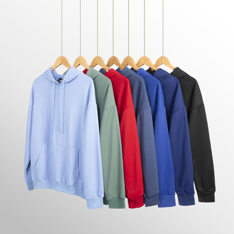 Spring and Autum Off-Shoulder Loose Pure Color Hooded Sweatshirt for Men and Women Couple Pullover Long-Sleeved Shirt Cross-Border Temu Casual and Versatile Spring and Autum Off-Shoulder Loose Pure Color Hooded Sweatshirt for Men and Women Couple Pullover Long-Sleeved Shirt Cross-Border Temu Casual and Versatile