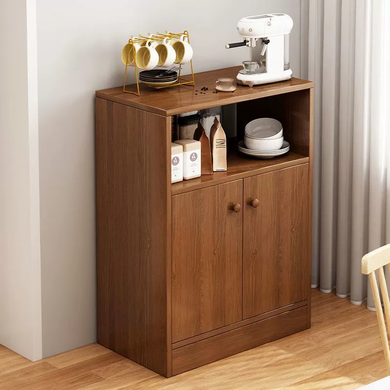Низкий шкаф для чая и воды из цельного дерева, буфет, шкаф для хранения, новый китайский стиль, многофункциональный настенный шкаф для дома, кухни, гостиной