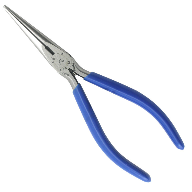 原装进口日本KEIBA马牌M-616尖嘴钳150mm6寸日式电工级断线压接钳