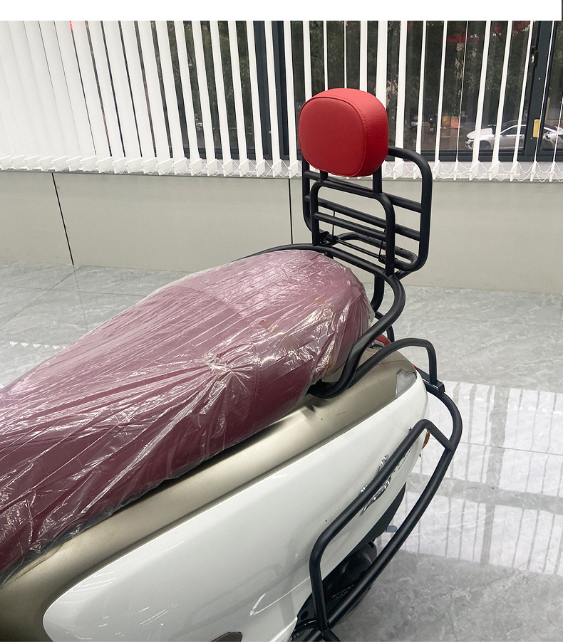 Suitable for Haojue Suzuki Lumi125 Front and Rear Bumper, Exhaust Anti-Fall Crash Bar, Rear Backrest Modification, Windscreen