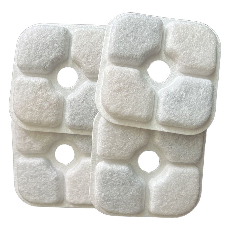 Cross-border pet water dispenser filter element Square Cat water feeder filter core coconut shell activated carbon filter cotton filter piece