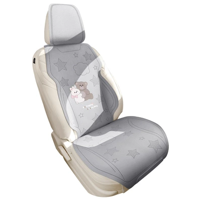 breathable seat, foreign trade — Universal seat cover - elegant-gray-single-seat-please-note-the-vehicle-model-when-placing-an-order