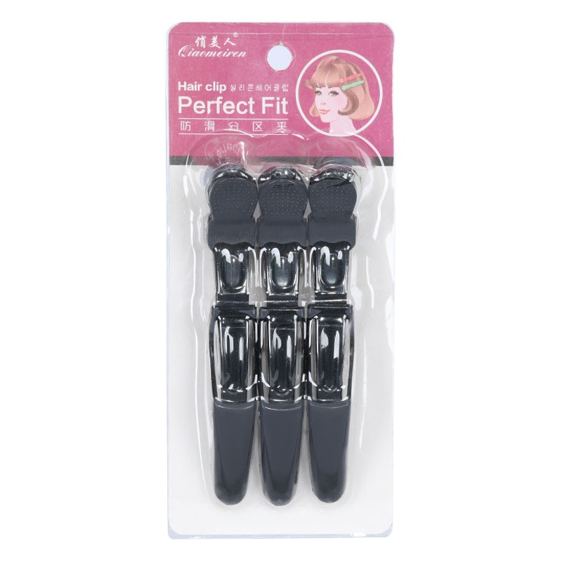 Pinza para cabello tipo duckbill sin marcas, ideal para flequillo y maquillaje