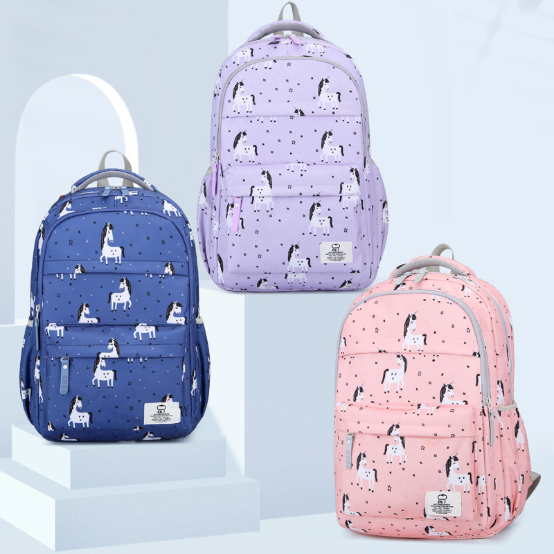 双肩包女新款韩版潮流大学生书包休闲旅行时尚百搭背包代发