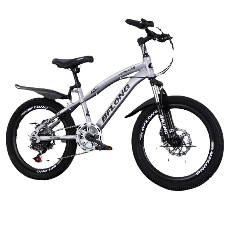 Bicycle Children's Mountain Big Boys Girls 18-20- 22-24inch Shock Absorption Double Disc Brake Variable Speed Racing