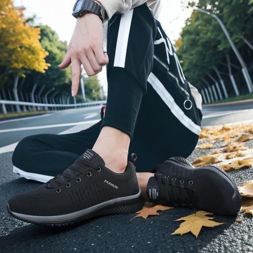 Amazon zapatos de hombre grandes zapatos deportivos de moda coreana transpirables zapatos de skate casuales para hombres 39 - 47