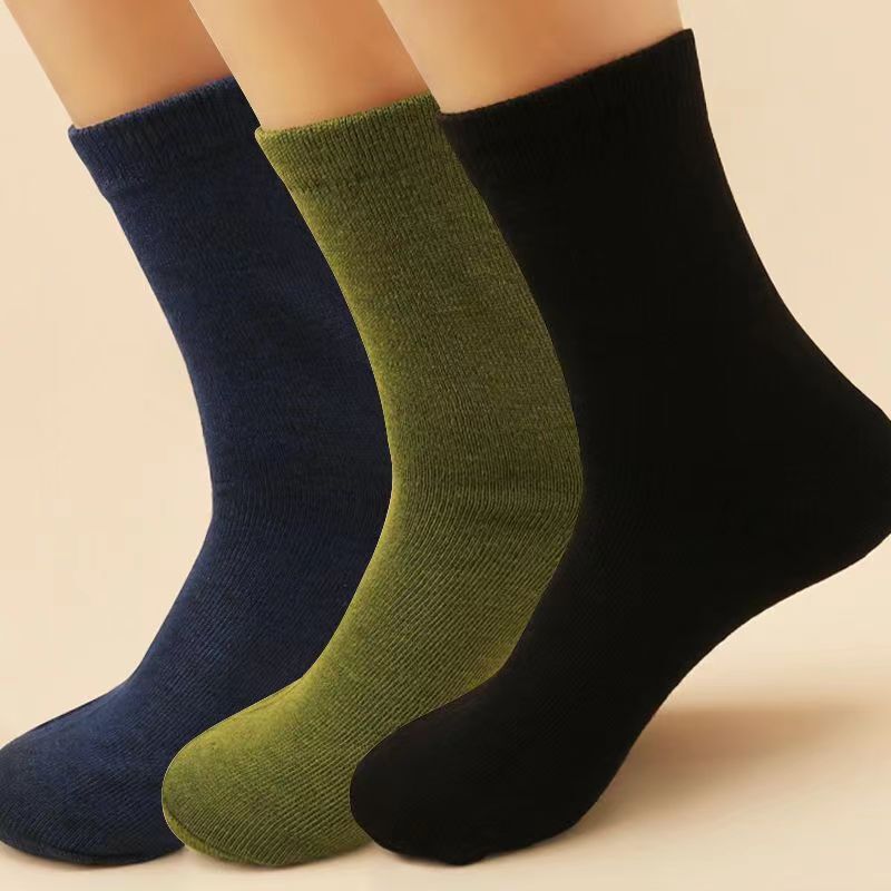 Hot Selling Labor Protection Cotton Socks Men's and Women's Socks Autumn and Winter Four Seasons Socks Men's Medium Tube Wear-resistant Thick Warm Socks Stall Hot Selling Labor Protection Cotton Socks Men's and Women's Socks Autumn and Winter Four Seasons Socks Men's Medium Tube Wear-resistant Thick Warm Socks Stall