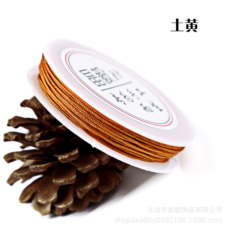 Fábrica directa 1mmA hilo Jade hilo DIY accesorios de joyería hechos a mano hilo trenzado hilo torcedura borla alambre lote