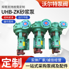 UHB-ZK砂浆泵批发 耐腐耐磨 卧式化工脱硫泵 衬氟自吸离心砂浆泵