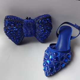 New Bow Clutch bag蝴蝶结镶钻晚宴包欧美宴会礼服包水钻手拿鞋包