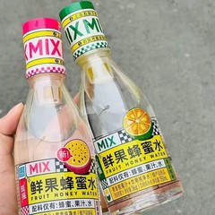 フレッシュフルーツハニーウォーター グリーンオレンジ パッションフルーツフレーバー 分離ドリンク ポータブルで便利な会議 オフィスドリンクボトル
