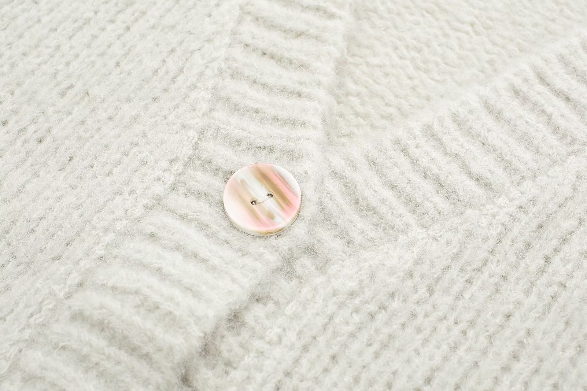 Dameskleding 2024 herfst en winter nieuwe straatmode V-hals gebreide cardigan jas_voghion.com