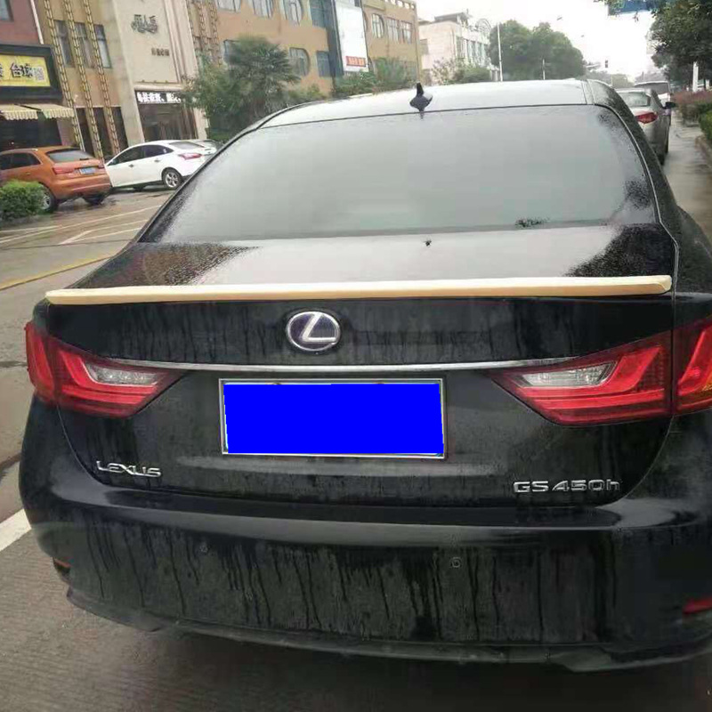 Lexus Tail Wing for Lexus GS300 GS350 250 450 2012-2018 Modification Punch-Free (Fixed wind wing) - lexus-gs-imported-2012-2018-unpainted-needs-to-be-painted-after-purchase