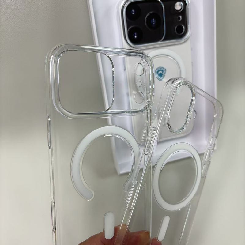 明磁系列 适用苹果17系列Iphone17四角防摔一体Ai按键保护手机壳|undefined