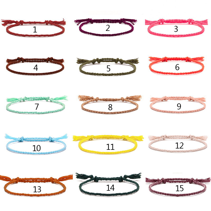 Simple Style Solid Color Cotton Knitting Women's Bracelets 1 Piece display picture 2