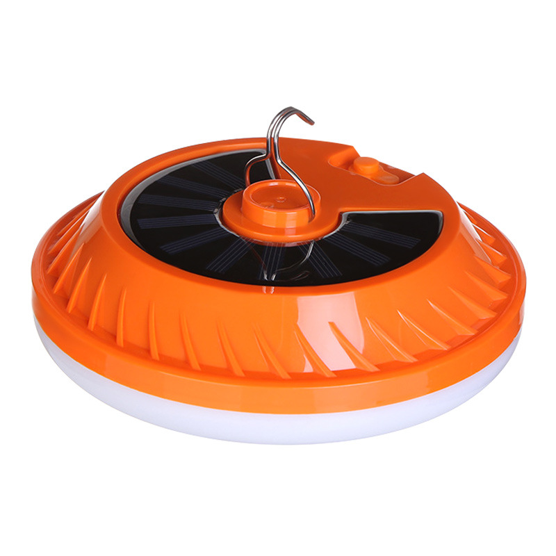 Luces de campamento de puestos al aire libre, luces de puestos de mercado nocturno LED súper brillantes solares, cortes de energía, luces de emergencia, luces de OVNI de carga