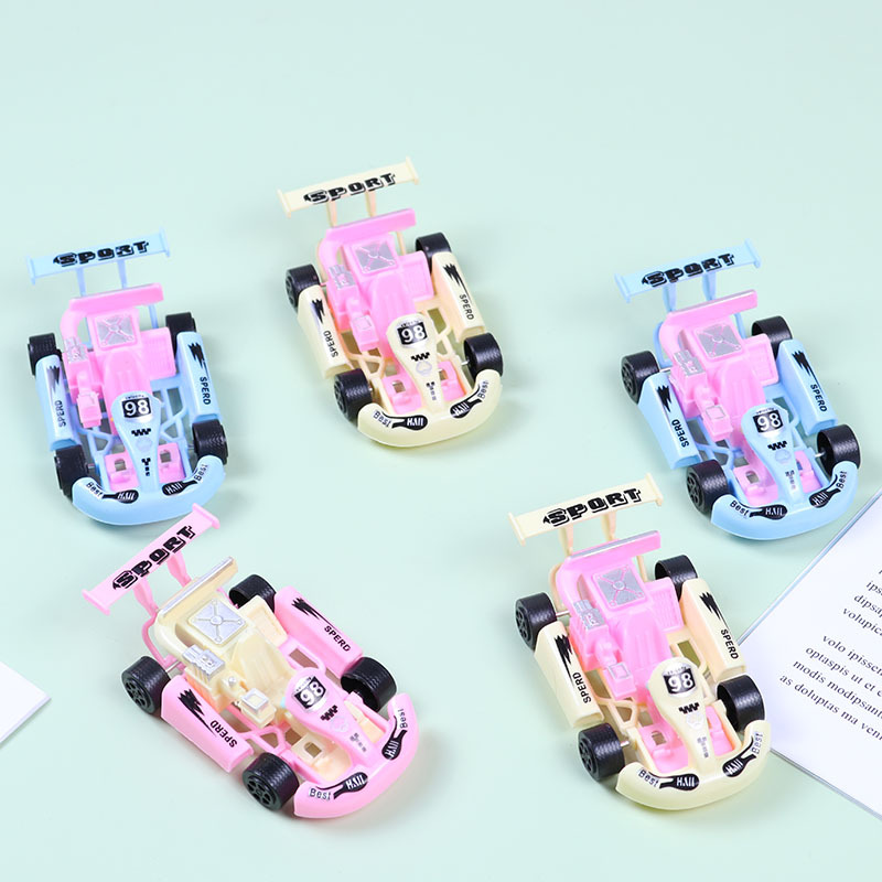Nuevo pull back Racing Kart juguetes educativos para niños al por mayor fórmula coche inercia coche puesto mercancías
