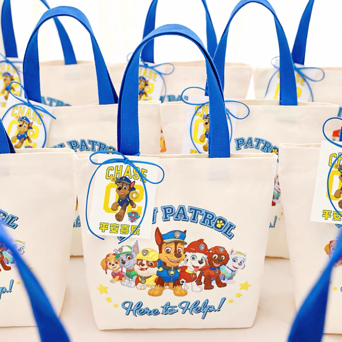 Kindergarten 10th Birthday Party Favors for Children, Class-wide Sharing, Paw Patrol Small Gift Bags