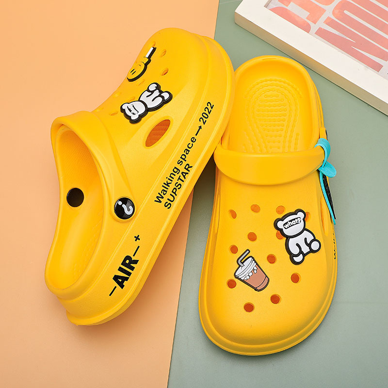 Eva Dong Dong zapatos para mujeres de verano nuevos estudiantes coreanos vestidos de enfermería bolsa suave antideslizante zapatillas de playa al por mayor