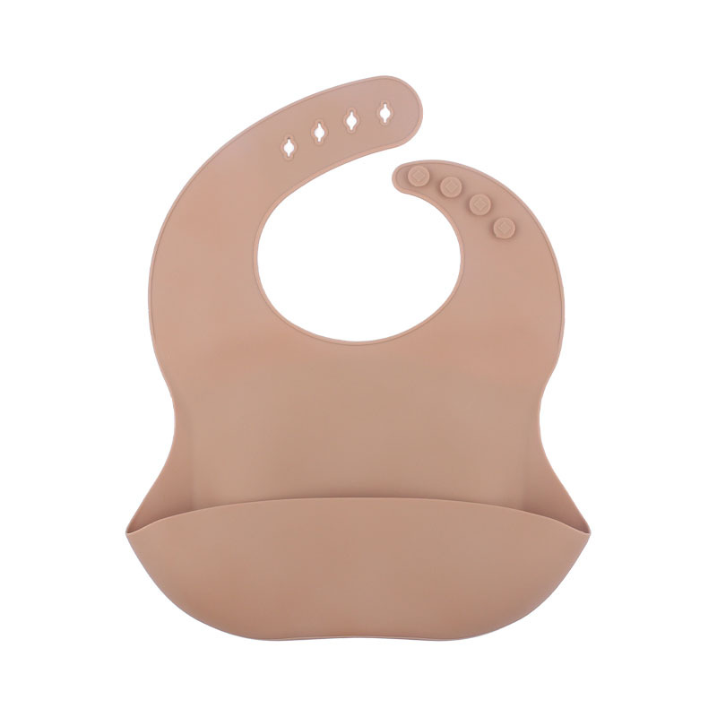Bebé suministros babero de silicona bebé babero tridimensional bebé super suave babero impermeable babero extraíble