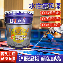 LNW3005水性氟碳漆 用防腐防锈钢结构铁门改色漆翻新免除油性漆
