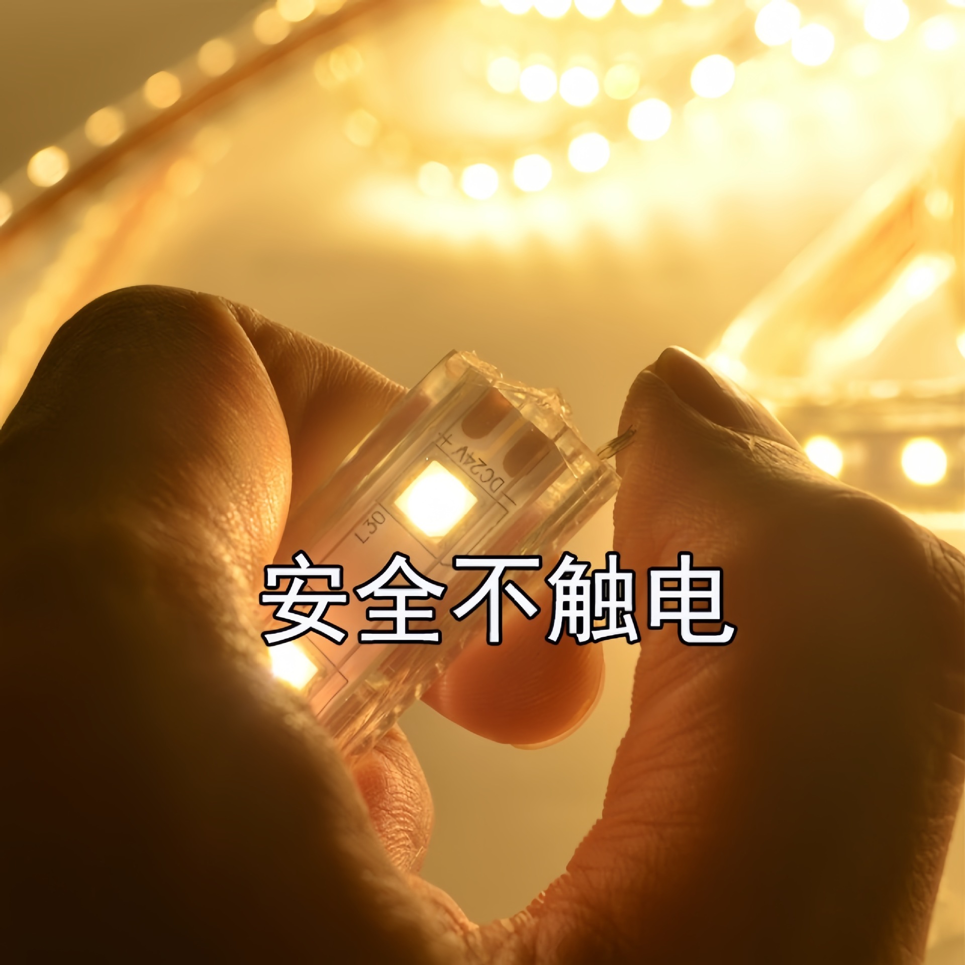 Luces impermeables de seguridad sin caída de presión de hasta 80 metros al aire libre ingeniería flexible túnel 36V seguridad 24VLED tira