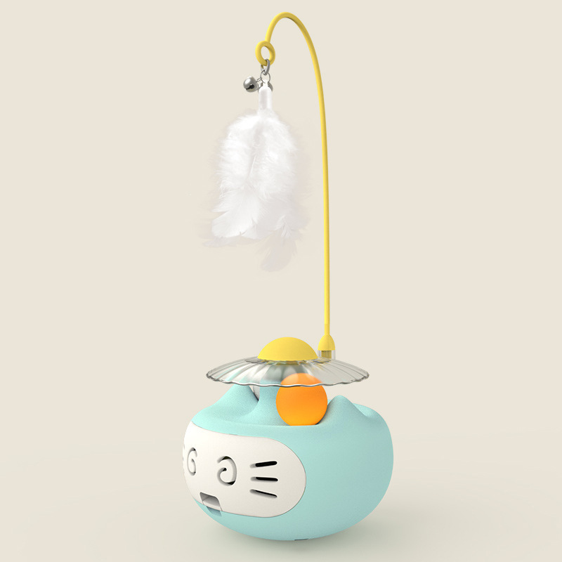 업그레이드된 발광 모델 - 고양이 얼굴 블루
