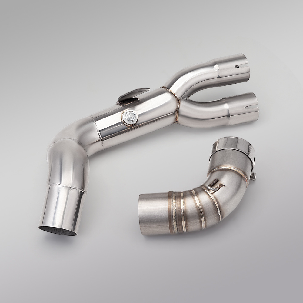 Cb1000R Stainless Steel Middle Exhaust Pipe Bumblebee Middle Connecting Pipe 2008-2018 Non-Destructive Installation