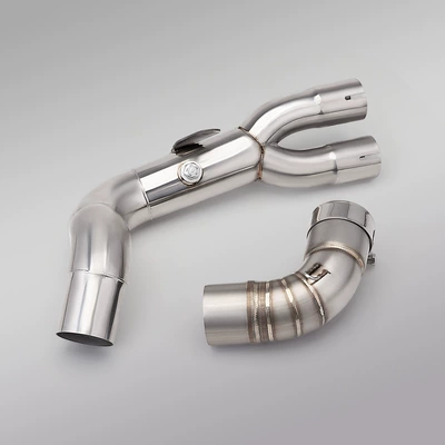 Installation, Motorcycle exhaust pipe