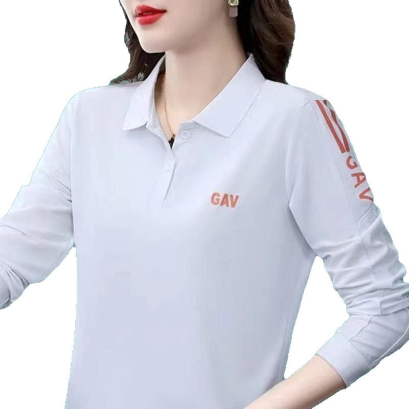 여성 긴팔 티셔츠 폴로 카라 루즈핏 봄가을 이너 데일리 상의