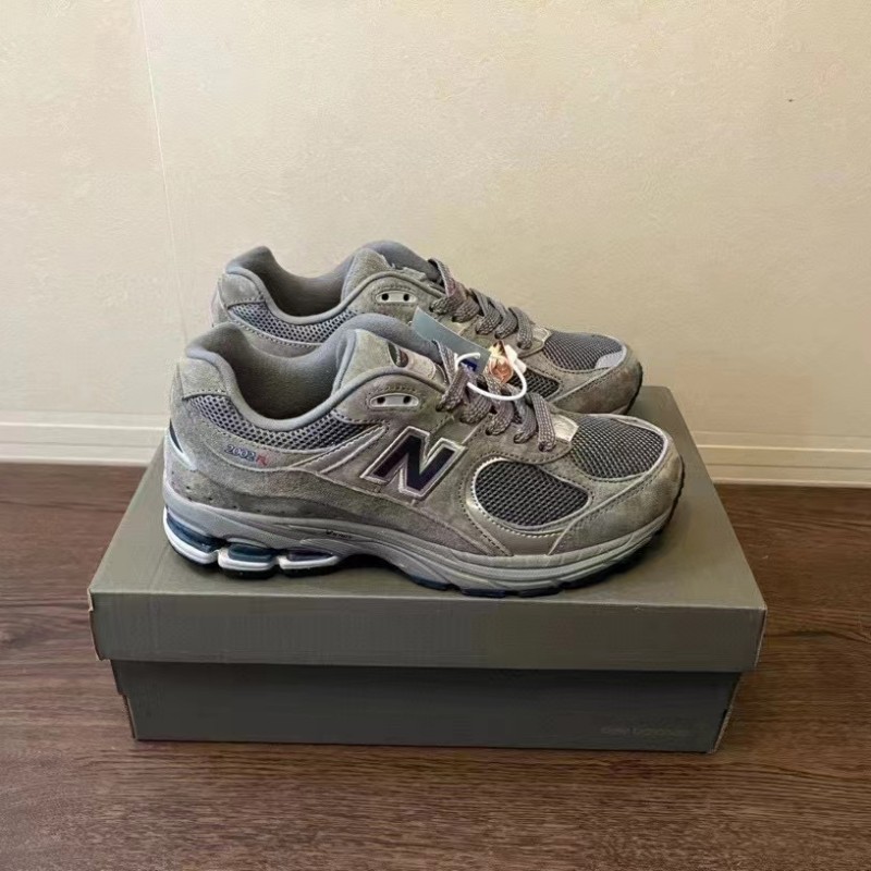 Putian Shoes Pure Original Nb2002Ra Original Gray Suede Breathable Running Shoes Dad Shoes Comfortable Jogging Retro Trendy