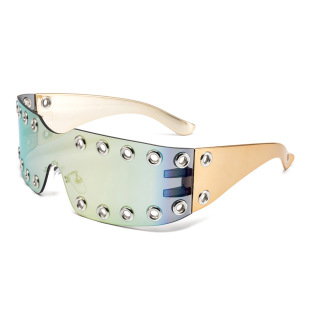 Glasses, fashionable sunglasses for men and women, city style, punk style, European style