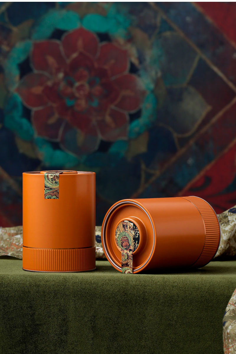 té vacío lata de hierro té blanco retro té verde general caja de regalo vacío caja de embalaje de té a granel árbol antiguo Dianhong Pu 'er caja de té